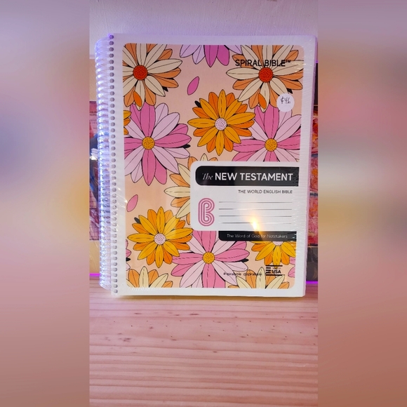 the Neighborhood Tribe Other - Spiral Bible, the new Testament, world English version. Journal Bible NEW